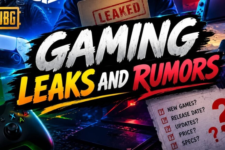 Gaming Leaks and Rumors